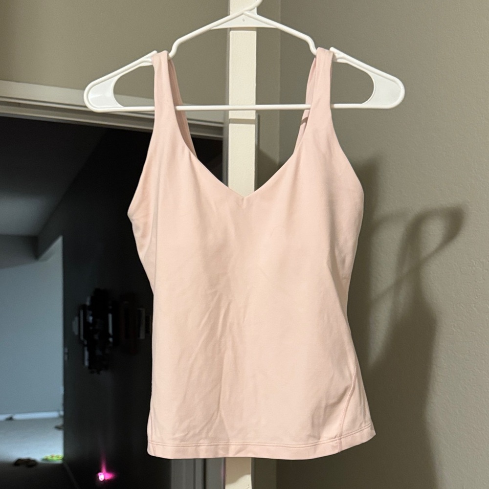 Lululemon Athletica Light Pink Waist-Length Align Tank (8)